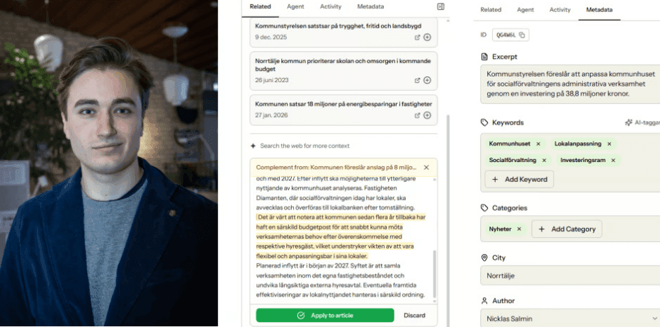 Uppmärksammad av Newsmachine
